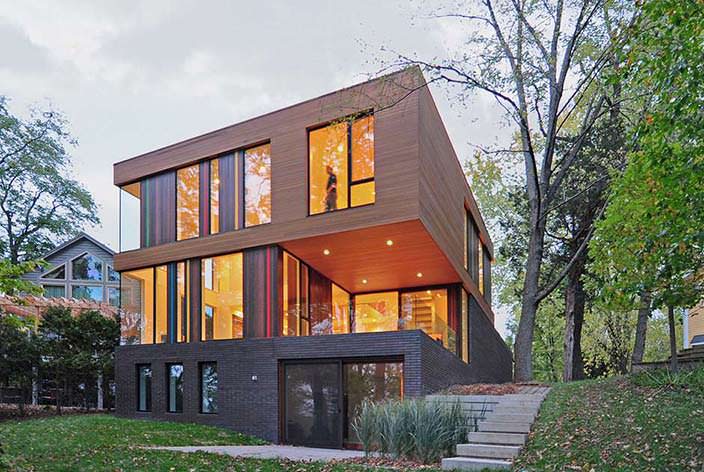 Дом для молодой семьи. Проект Johnsen Schmaling Architects