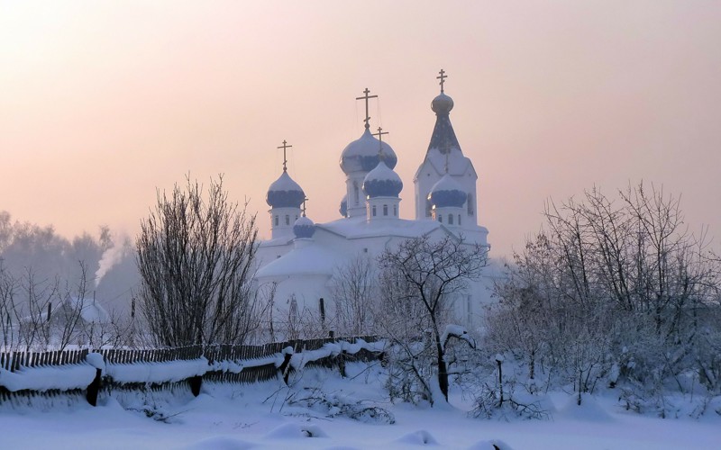 Хорошо зимой в деревне! деревня, зима, красота, природа, фото