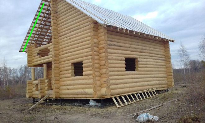 Как сделать карниз на фронтоне