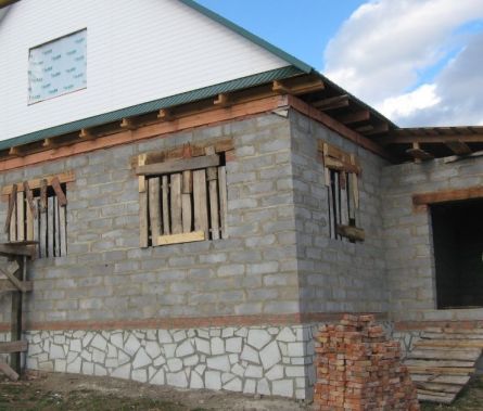 Консервация незавершенного строительства дома на зиму, BuilderClub