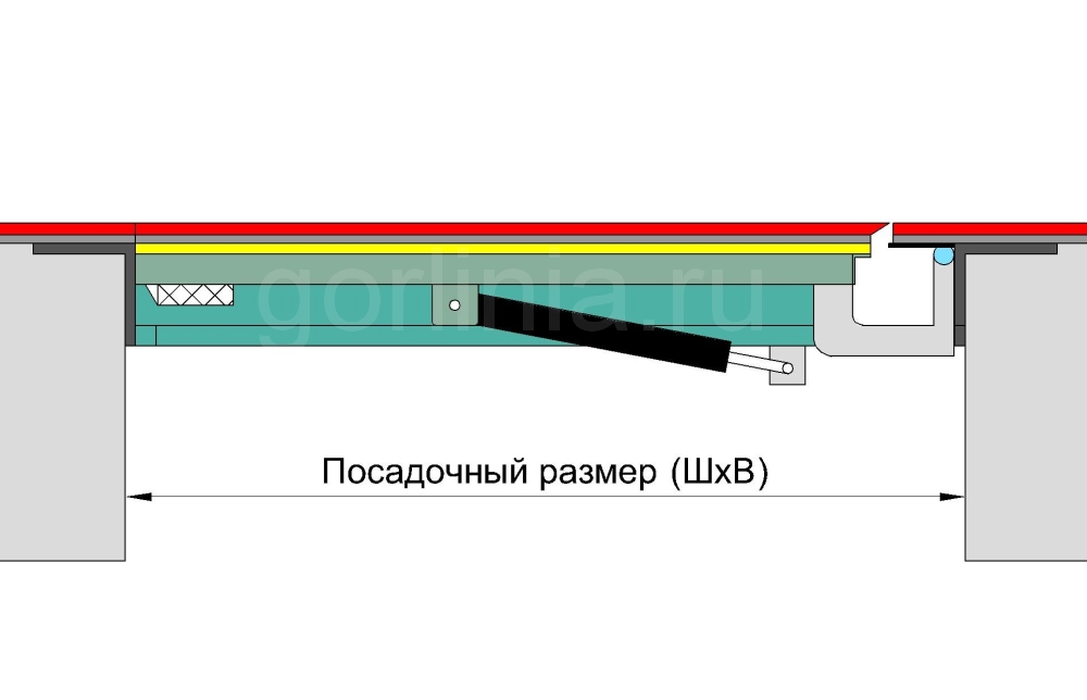 Люк под ламинат чертеж схема