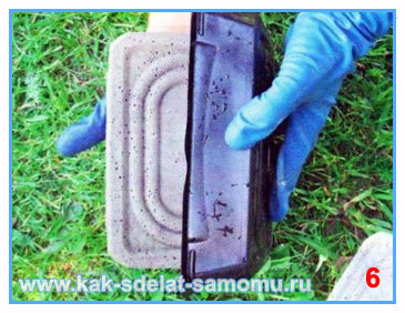 Тротуарная плитка своими руками