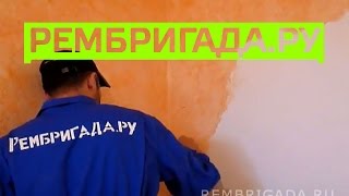 Декорирование поверхности плоской кистью