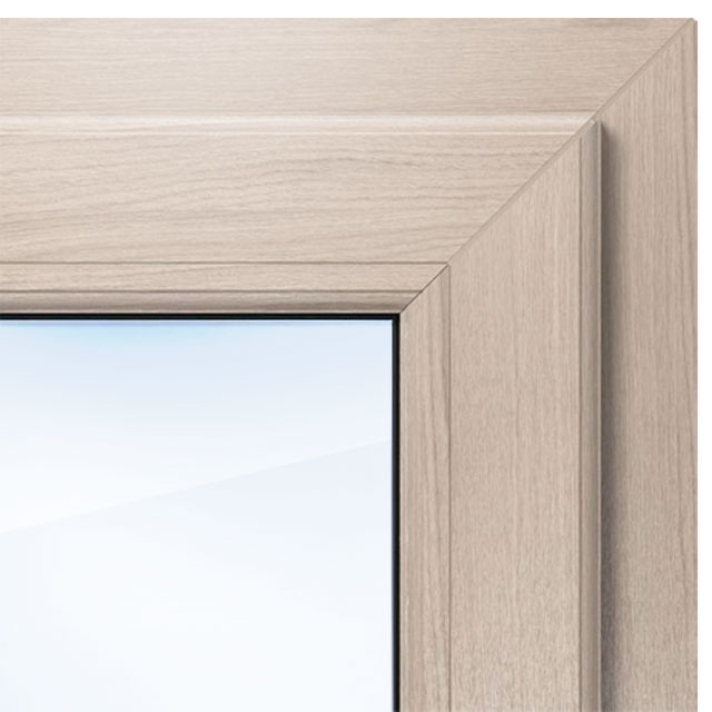 Окна из профиля Veka с ламинацией английский дуб