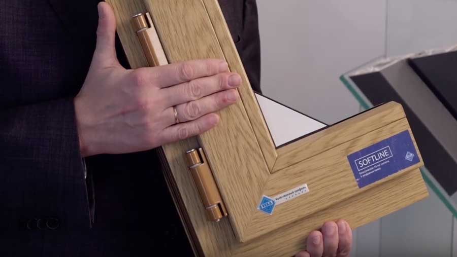Пластиковые окна VEKA оригинального цвета