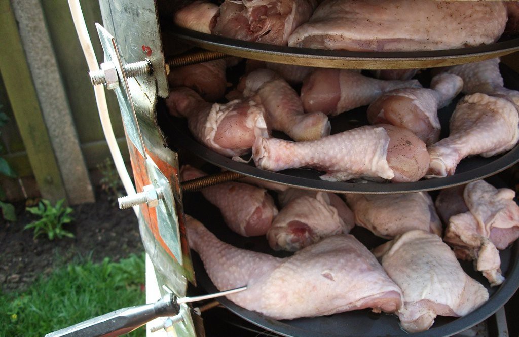 Равномерное копчение одного вида продукта