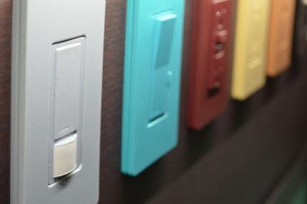 Модели выключателей Lutron