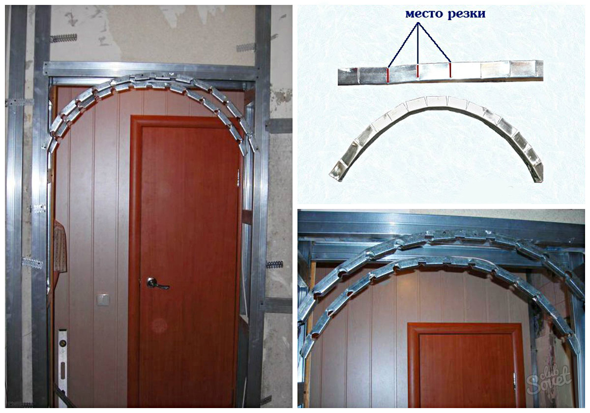 Как сделать арку своими руками в стене
