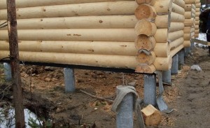 Устройство свайного фундамента под деревянную постройку