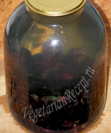 приготовление компота из винограда