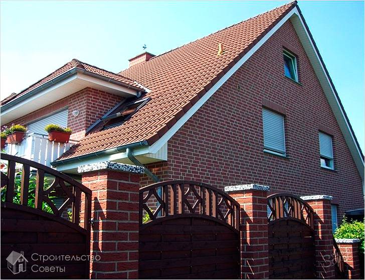 Двускатная крыша