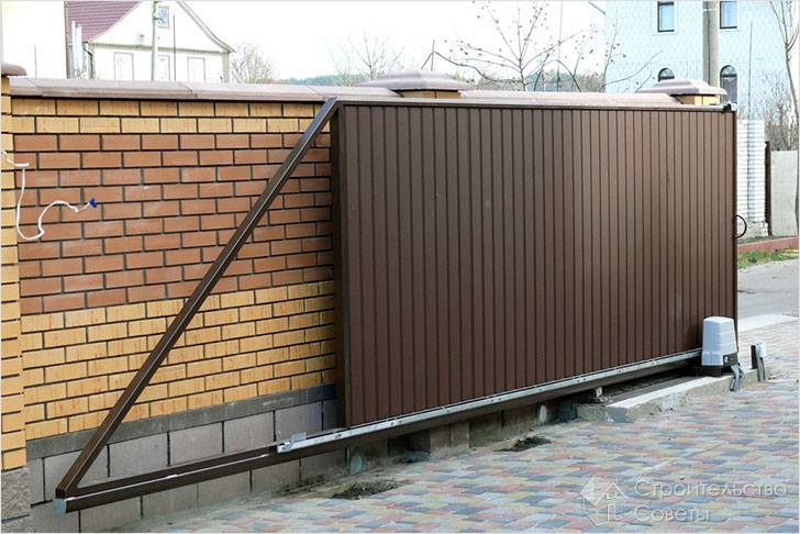 Как сделать и установить откатные ворота