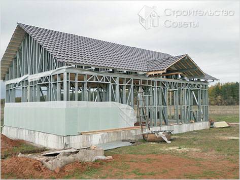 Преимущества каркасного строительства