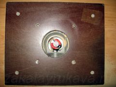 Монтажная пластина из текстолита. Фреза для снятия свеса R6.