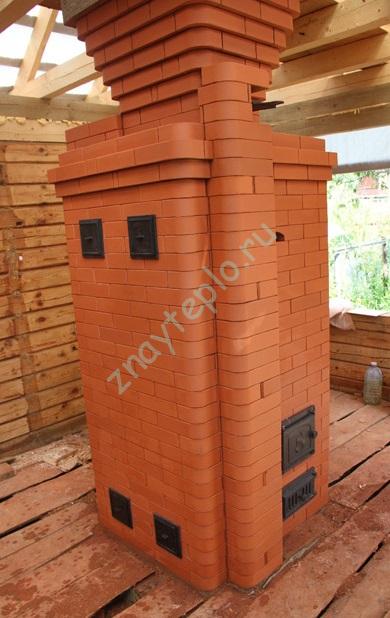 Виды и устройство печей из кирпича.