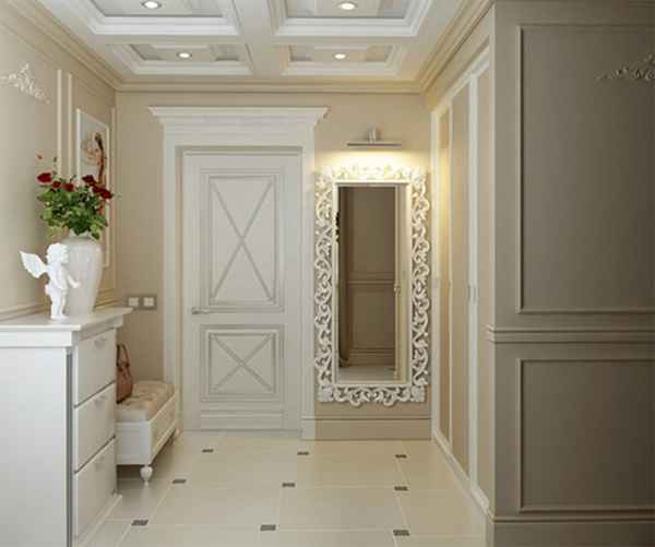 интерьер однокомнатной квартиры с нишей, фото 10