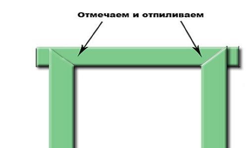 Разметка верхней планки