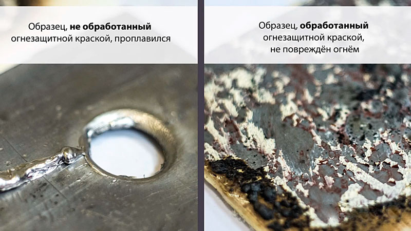 Огнезащитная эффективность металлоконструкций