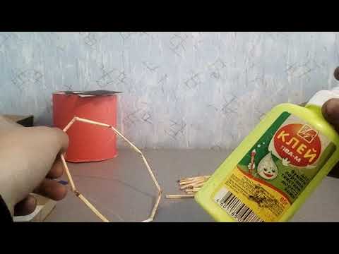 Как сделать юрту из спичек