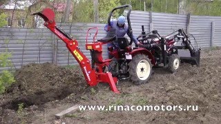 VIP 10 Испытываем навесной экскаватор японско-итальянской фирмы.