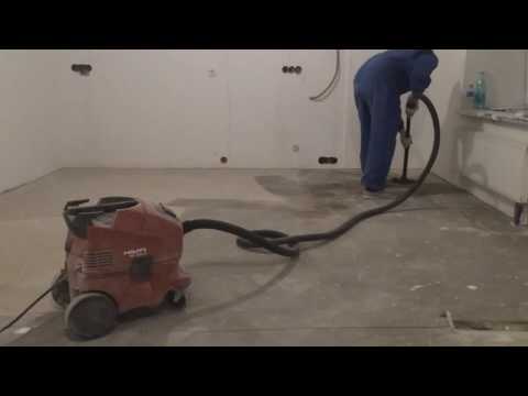 Пылесос HILTI в работе