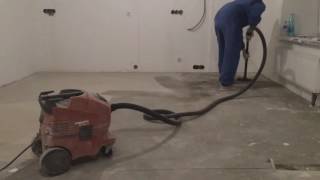 Пылесос HILTI в работе