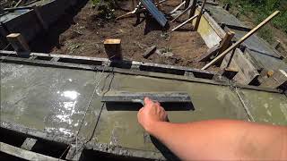 Заливка фундамента. Ленточный фундамент. Стоимость фундамента.