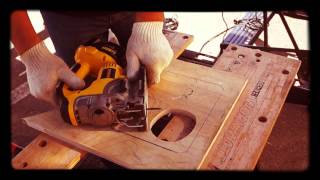 КУБАНЬ ИНСТРУМЕНТ. Демонстрация работы аккумуляторного лобзика DeWalt