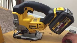 Dewalt dcs331b 20v Jigsaw unboxing