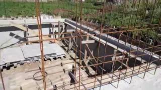 Гараж с монолитным подвалом ч2.