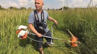 Обзор Триммера Иж-маш GT 4350 Коса Бензиновая Часть 2 Испытание на поле.