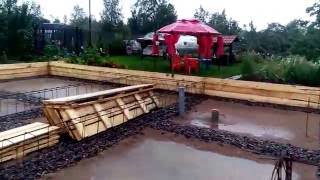 мелкозаглубленный ленточный фундамент под каркасный дом. Часть 1