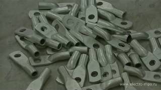 Опрессовка наконечников ручными пресс-клещами