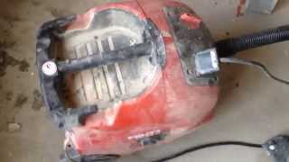 Как пылесосит камни пылесос HILTI VC 20