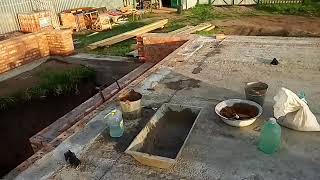 Стройка. Этап 15.2. Анкеровка плит. Заделка отверстий под петли