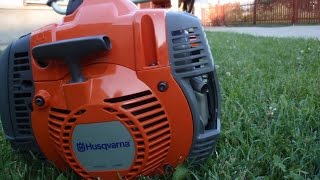 Триммер - мотокоса Husqvarna 323R, обзор бензокосы, как правильно косить триммером
