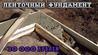 Ленточный мелкозаглубленный фундамент. #Строим Дом из Бруса Ленточный мелкозаглубленный фундамент. #Строим Дом из Бруса