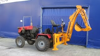 Экскаватор на мини-тракторе БЛ-21-320