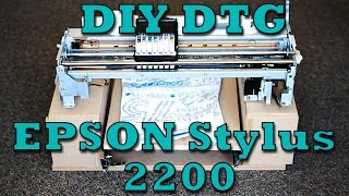 DIY DTG flatbed printer. Epson Stylus 2200 p.1 / Самодельный планшетный принтер