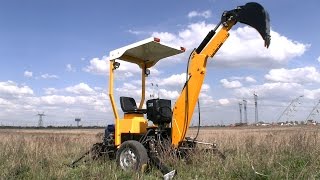 Прицепной экскаватор HBP-13 New. Тест-обзор и отзыв о новой модификации.