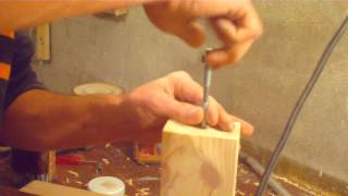 Спрятанный болт (скрытое соединение) How to hide the bolt connection.