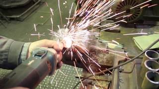 Makita Прямая шлифовальная машина GD0800C. В действии