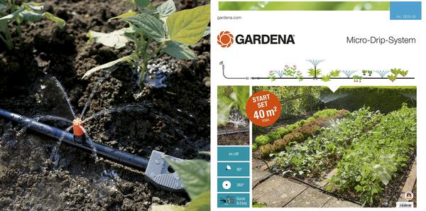 Комплект для системы капельного орошения от Gardena