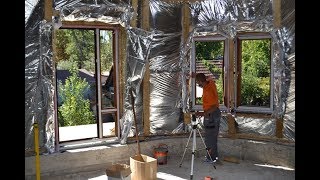 Mонтаж пластиковых окон Rehau Geneo в каркасном доме,секреты монтажа пластиковых окон Rehau Geneo
