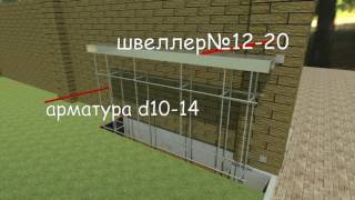 Установка откатных ворот