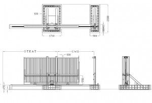 Элементы откатных ворот