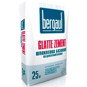 Цементная шпаклевка BERGAUF GLATE ZEMENT
