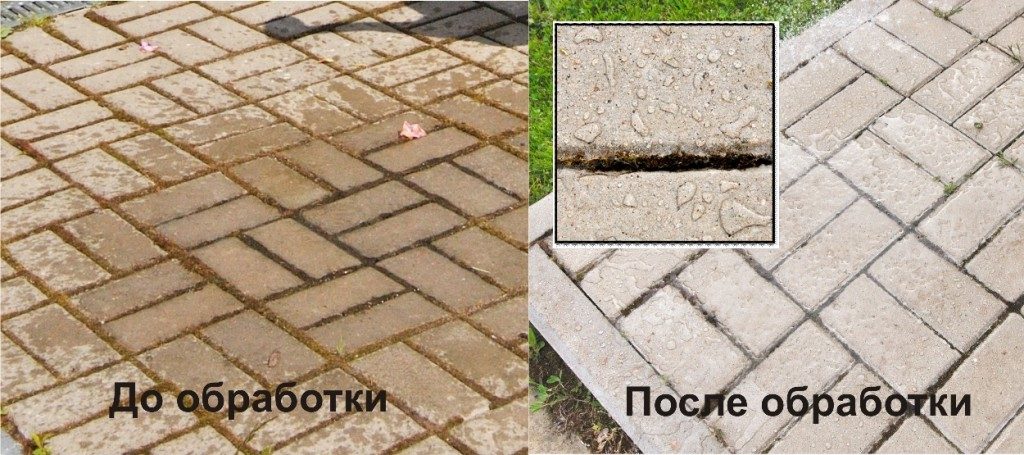 Гидрофобизатор для тротуарной плитки: применение своими руками