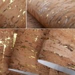 Тонкое пробковое полотно для декора
