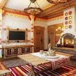 Русская печь в интерьере